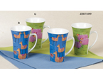 ZH071099porcelain mug with animal design